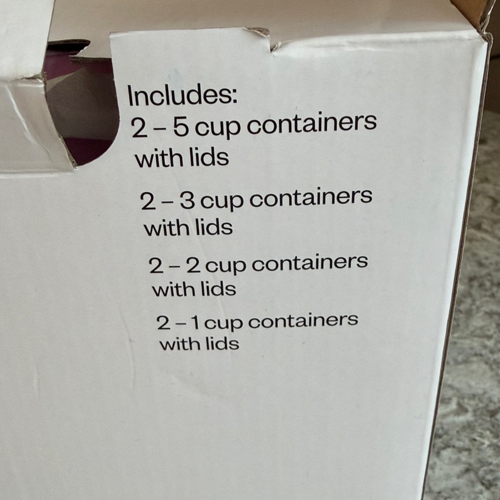 NEW!!! Room Essentials Food Storage Set - - Picture 3 of 5
